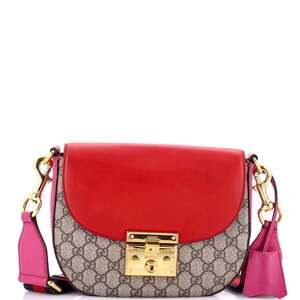 Gucci Padlock Saddle Shoulder Bag Gg #203601G17B